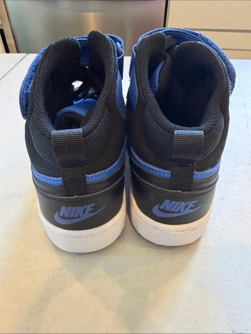 Nike Men's High-Top Sneakers in Black and Blue